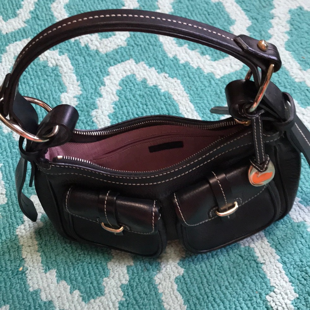 Dooney & Bourke Black Leather Small Shoulder Bag